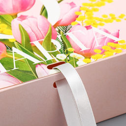 Цена за 2 шт. Коробка подарочная, упаковка, «С 8 марта», 31×24.5×8 см