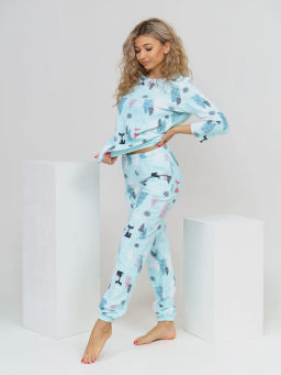 Костюм женский Текс-Плюс, цвет бирюзовый