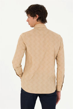 U. S. Polo Assn Мужская рубашка с длинным рукавом Stone - U.s. polo assn фото 12