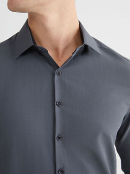 Slim Fit Uzun Kollu Poplin Erkek G?mlek