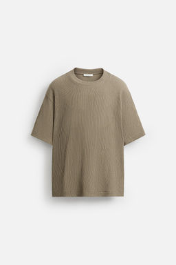 IRREGULAR TEXTURE T-SHIRT - Zara фото 6