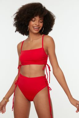 TRENDYOLMILLA Siyah Biyeli Yuksek Bel Hipster Bikini Alt? TBESS22BA0044 фото 18