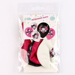 Воздушные шары латексные 12" «Пожелания милашке», 5 шт.