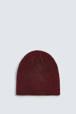 GORRO BEANIE CON LANA AARON LEVINE X ZARA / Rojo  фото 4