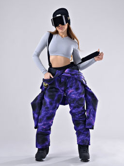 Женский зимний сноубордический комбинезон Alpha Endless 222/220518-2_013 Фиолетовый  фото 27