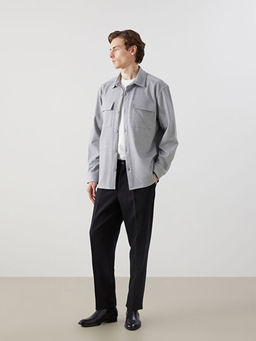 Regular Fit Uzun Kollu Erkek G?mlek Ceket