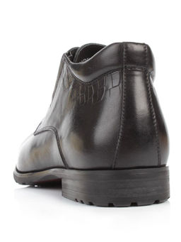 01-H9001-B75-SW3 BLACK Ботинки демисезонные мужские (натуральная кожа) размер 6UK - 40 российский