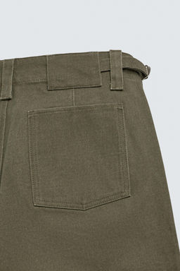 PANTAL?N CHINO TRABILLAS RELAXED FIT / Khaki - Zara фото 9