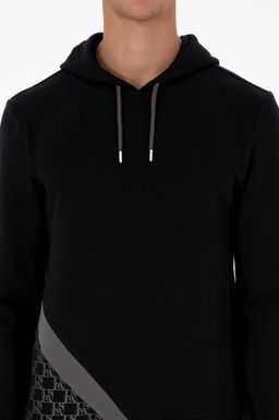 Erkek Regular Fit Kap__onlu Siyah Sweatshirt - U.s. polo assn фото 6