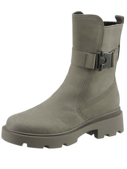 Замшевые ботинки, серо-коричневые