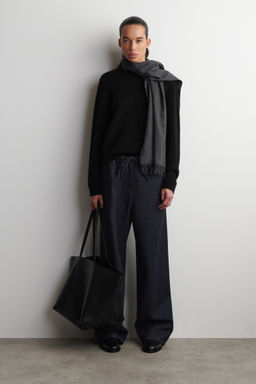 PANTAL?N VAQUERO CON CORD?N - H&m фото 2