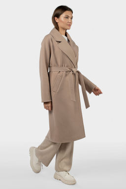 Пальто женское демисезонное (пояс) - El podio фото 2