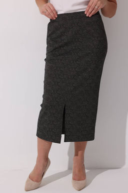 Юбка женская 144/04/Черный, коричневый - Rise фото 2
