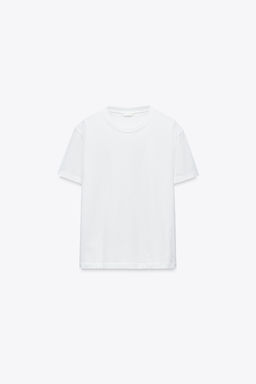 BASIC COTTON T-SHIRT - Zara фото 25