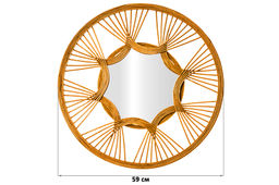 Зеркало настенное декоративное 59*59*2 см. - Elan gallery фото 2