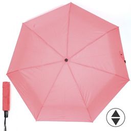 Зонт женский ТриСлона-L 3765D,  R=58см,  суперавт;  7спиц,  3слож,  полиэстер,  без рис,  коралл 157325