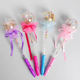 Цена за 10 шт. Палочка световая Шар, цвета МИКС