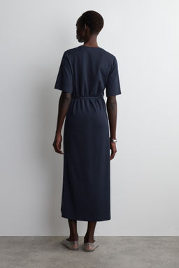 VESTIDO MIDI DE ALGOD?N CON CINTUR?N - H&m фото 3