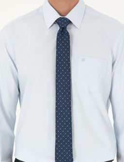 A__k Mavi Regular Fit Uzun Kollu Basic G_mlek