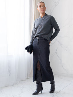 D56.124 Юбка женская черный