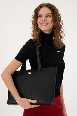 Женская черная сумка через плечо Неожиданная скидка в корзине