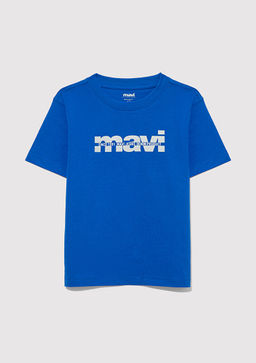 Mavi Bask?l? Mavi Tisort  фото 2