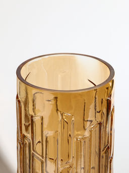 Ваза «Мэнди», 29×12 см, стекло, коричневая