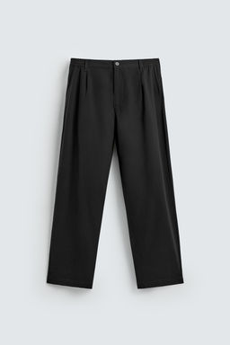 PANTAL?N FLUIDO RELAXED FIT / Negro - Zara фото 7