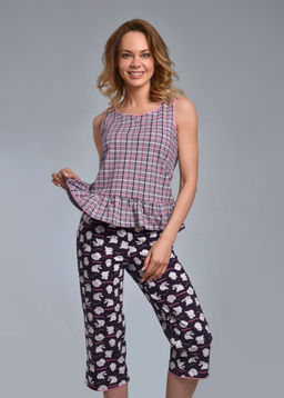 Комплект с бриджами КОКЕТКА (тёмно-фиолетовый 21)