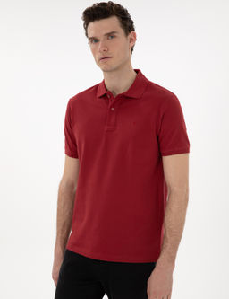 Nar _i_e_i Slim Fit K_vr_lmaz Polo Yaka Basic Ti__rt - Pierre cardin фото 3