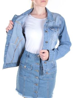 1709 Куртка джинсовая женская YAO YIN JEANS - Фабричный китай фото 8