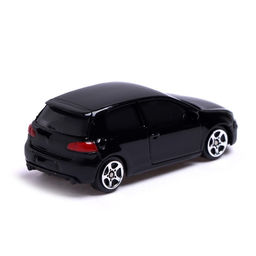 Машина металлическая VOLKSWAGEN GOLF GTI, 1:64, цвет чёрный - Автоград фото 3