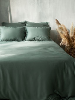 Пододеяльник 2-спальный SL Home, 200220 см, оливковый, тенсель - Sima-land home фото 7