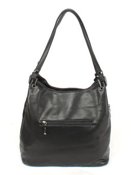 Сумка женская иск/кожа+нат/замша GT-MAQ 63116 MAQ-1/F 001-1/М-1/F 001-1, 1отд+карм/пер, черный SALE 257810 - Adelia фото 2