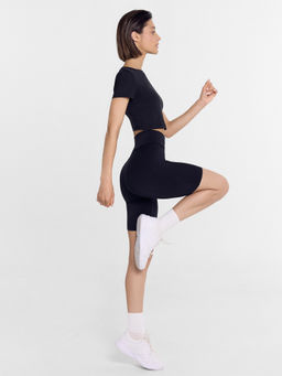 Шорты женские в черном цвете черный 332356 - Mark formelle фото 8