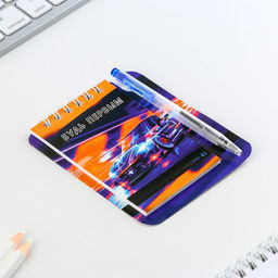 Набор Будь первым блокнот А7, 32 листа, мини-ручка синяя паста, пишущий узел 0.5 мм - Artfox фото 2