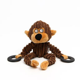 Игрушка текстильная с резиновыми кольцам Обезьяна, 26 х 10 см - Пижон фото 2
