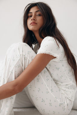 Pijama acanalado de modal - H&m фото 9