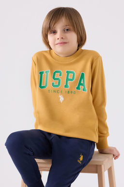Erkek _ocuk Hardal Pijama Tak_m_ Sepette S_rpriz _ndirim - U.s. polo assn фото 2