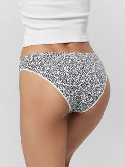 Трусы женские Mark Formelle слипы хлопок с эластаном веточки на молочном  фото 4