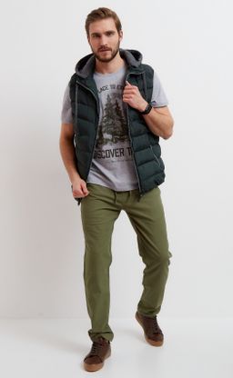 Футболка F211-06-733 grey melange - Fine joyce фото 2
