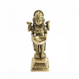 Фигура из бронзы BRS-A-10 Небесная дева Подсвечник символ процветания и благополучия 11см