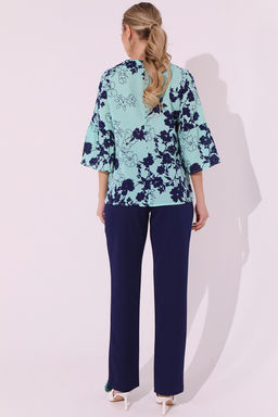 Костюм Леди стайл-2 (мята) - Эльза фото 6