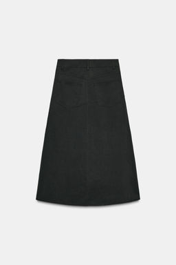 ASYMMETRIC MIDI SKIRT - Zara фото 8