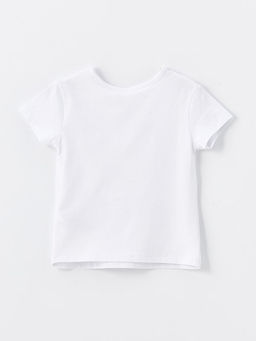 Bisiklet Yaka K?sa Kollu Bask?l? Erkek Bebek Ti??rt - Waikiki фото 2