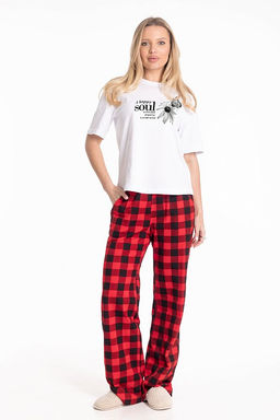 Футболка с принтом М326065Пб белый - Елена фото 3