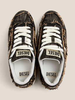 Мужские кеды из денима DIESEL TRACKER Артикул 4765202, темно-серый
