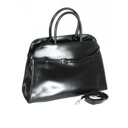 Сумка женская натуральная кожа GU 163-89-6862, 1отд, плечевой ремень, черный 265216