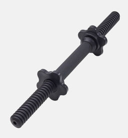 Гриф гантельный BASEFIT BB-106 d=25 мм, пластиковый, с пластиковыми замками, 40 см