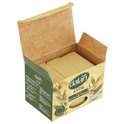 Мыло туалетное твердое Dalan Антик 150г, Оливково-лавровое, набор 3шт, экопакет (Турция)  фото 2